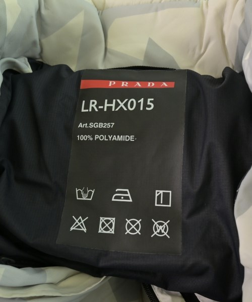 PRADA（プラダ）ダウンジャケット/ダウンベスト 白 サイズ:L メンズ/2200641357039