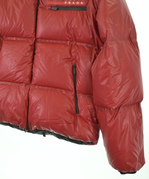 PRADA（プラダ）ダウンジャケット/ダウンベスト 赤 サイズ:M メンズ/2200641357053