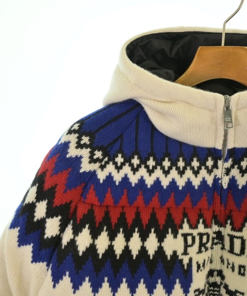 PRADA（プラダ）ダウンジャケット/ダウンベスト 白 サイズ:M メンズ/2200641357060