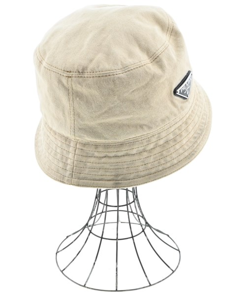 PRADA（プラダ）ハット ベージュ サイズ:XL メンズ/2200641357077