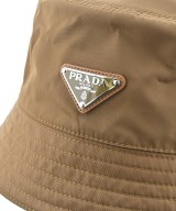 PRADA（プラダ）ハット 茶 サイズ:L メンズ/2200641357107