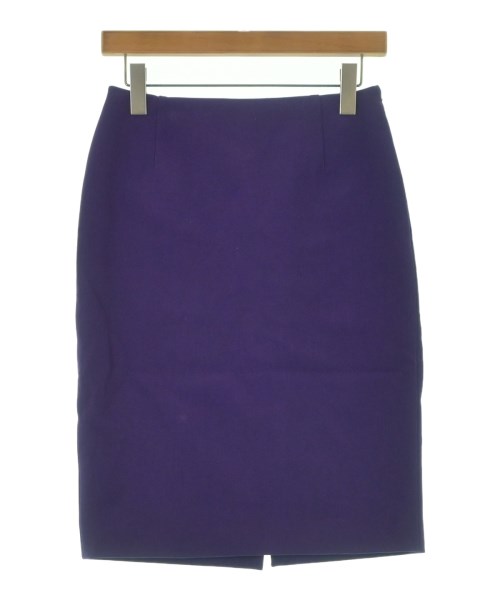 PRADA（プラダ）ひざ丈スカート 紫 サイズ:38(S位) レディース