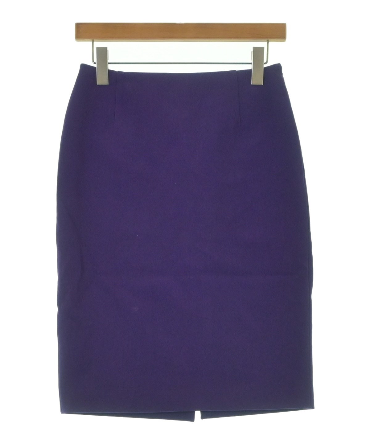 PRADA（プラダ）ひざ丈スカート 紫 サイズ:38(S位) レディース
