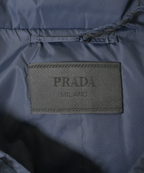 PRADA（プラダ）ダウンジャケット/ダウンベスト 紺 サイズ:52(XL位) メンズ/2200642616012