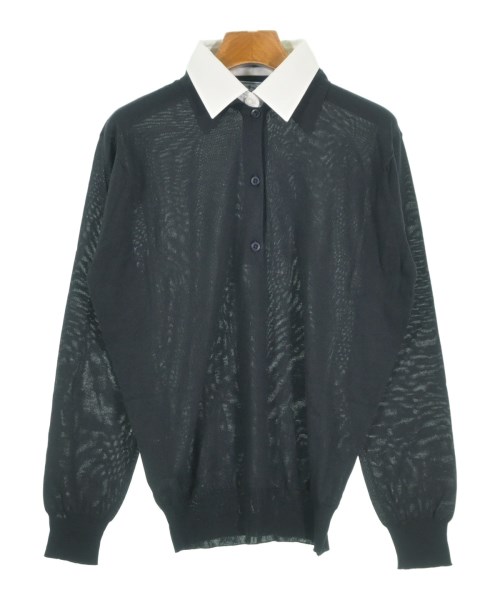 PRADA(プラダ)ニット・セーター 紺 サイズ:38(S位)/2200642648013