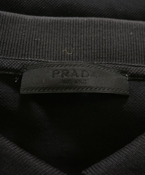 PRADA（プラダ）ポロシャツ 黒 サイズ:L メンズ/2200642648020
