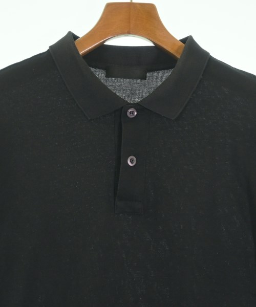 PRADA（プラダ）ポロシャツ 黒 サイズ:L メンズ/2200642648020