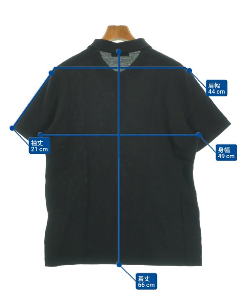 PRADA（プラダ）ポロシャツ 黒 サイズ:L メンズ/2200642648020