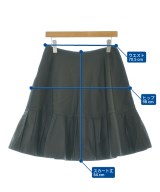 PRADA（プラダ）ひざ丈スカート 黒 サイズ:42(M位) レディース/2200643089044