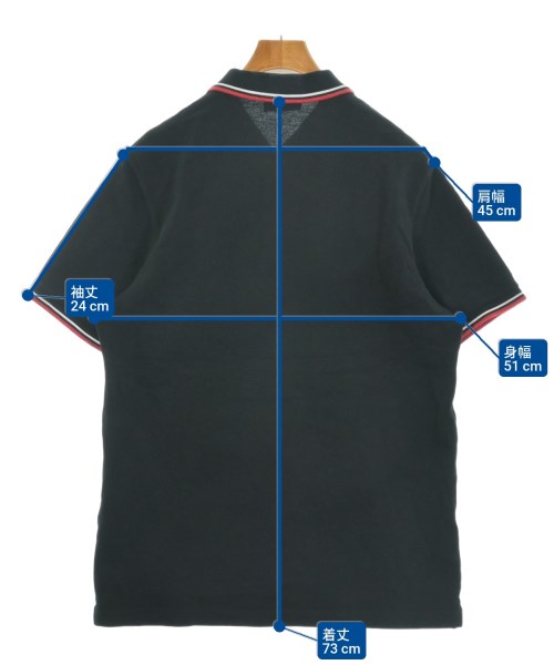 PRADA（プラダ）ポロシャツ 黒 サイズ:XXL メンズ/2200643335066