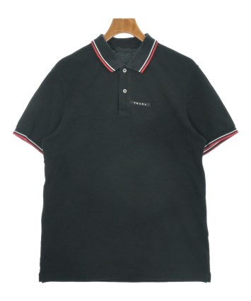 極美品　PRADA プラダ　ポロシャツ PRADA（プラダ）ポロシャツ 黒 サイズ:XXL メンズ/2200643335066