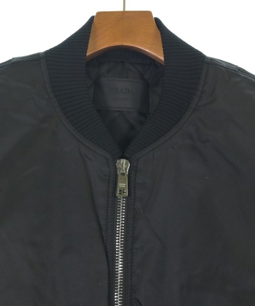 PRADA（プラダ）ミリタリーブルゾン 黒 サイズ:M メンズ/2200643443020