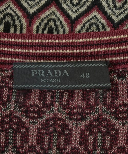 PRADA（プラダ）ニット・セーター 赤 サイズ:48(L位) メンズ/2200643617025