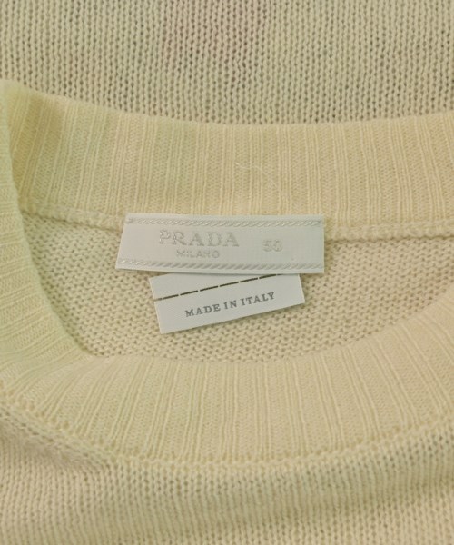 PRADA（プラダ）ニット・セーター 白 サイズ:50(XL位) メンズ/2200643756144