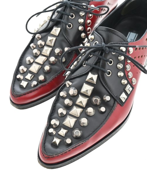 PRADA（プラダ）ビジネス・ドレスシューズ 赤 サイズ:EU36 1/2(23cm位) レディース/2200643824324