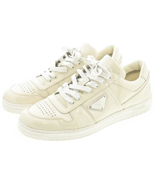 PRADA(プラダ)スニーカー 白 サイズ:8(27cm位)/2200644080026