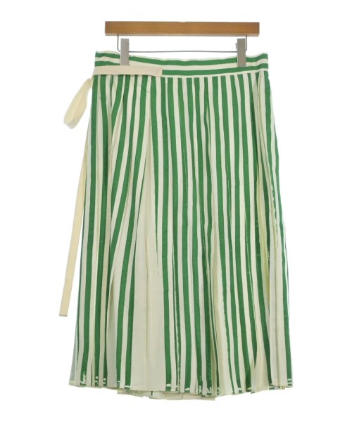 PRADA（プラダ）ひざ丈スカート 白 サイズ:44(S位) レディース/2200644172028