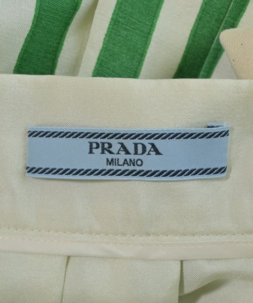 PRADA（プラダ）ひざ丈スカート 白 サイズ:44(S位) レディース/2200644172028