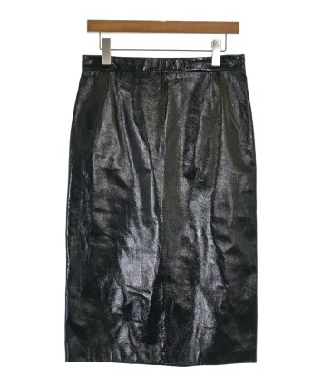 PRADA（プラダ）ひざ丈スカート 黒 サイズ:44(L位) レディース
