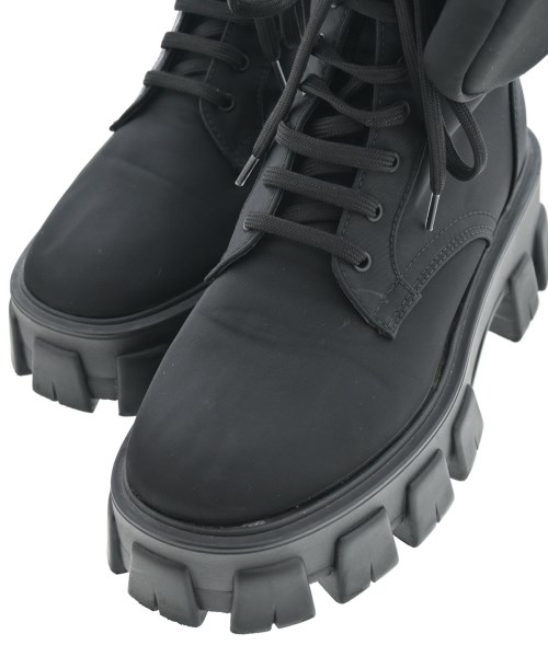 PRADA（プラダ）ブーツ 黒 サイズ:EU36(22.5cm位) レディース/2200644878043