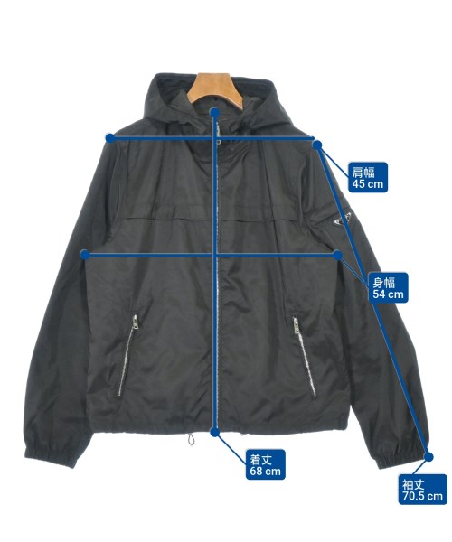 PRADA（プラダ）マウンテンパーカー 黒 サイズ:54(XXL位) メンズ/2200581012012
