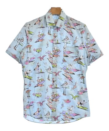 PRADA（プラダ）カジュアルシャツ 青 サイズ:39(M位) メンズ