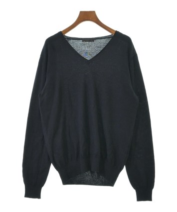 PRADA（プラダ）ニット・セーター 紺 サイズ:50(XL位) メンズ
