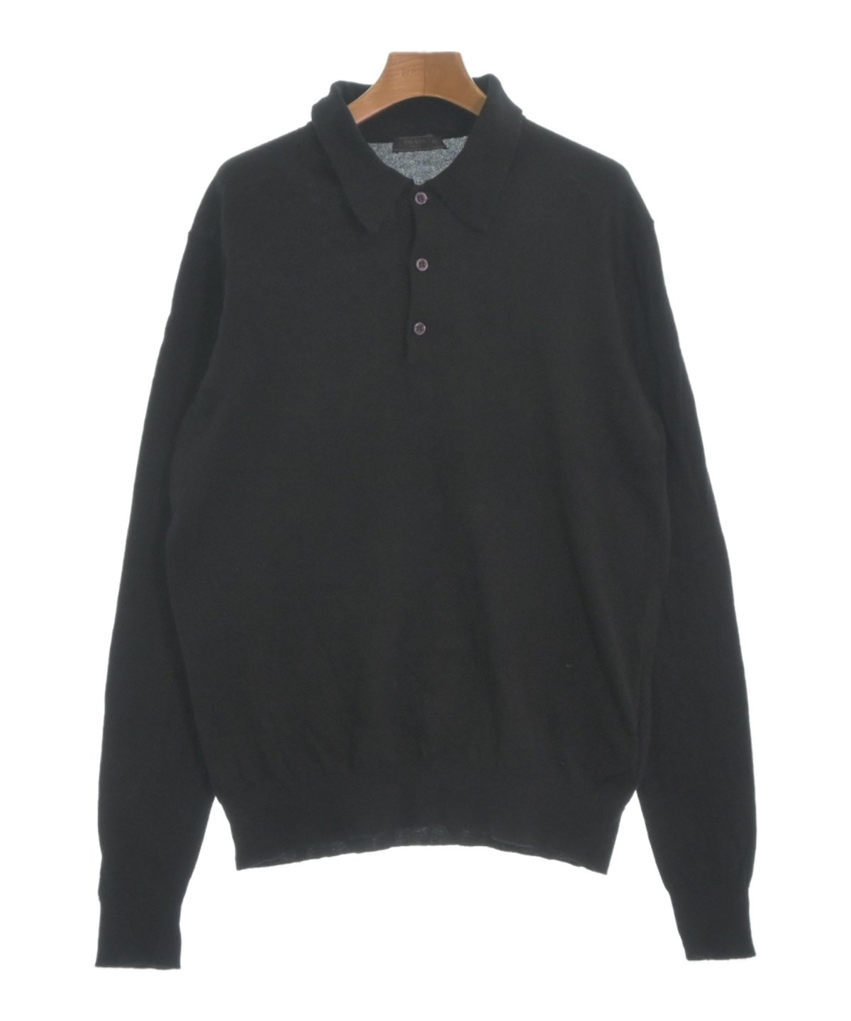 PRADA ブラック ニット セーター 38 PRADA プラダ ニット・セーター 38(S位) 黒