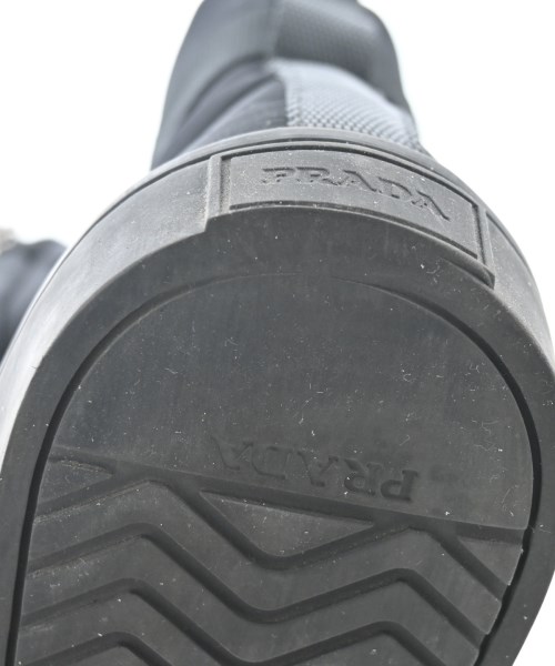 PRADA（プラダ）スニーカー 黒 サイズ:8 1/2(28cm位) メンズ/2200593860052