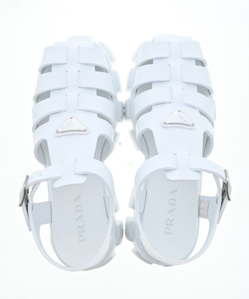 PRADA（プラダ）サンダル 白 サイズ:10(30cm位) メンズ/2200595023011