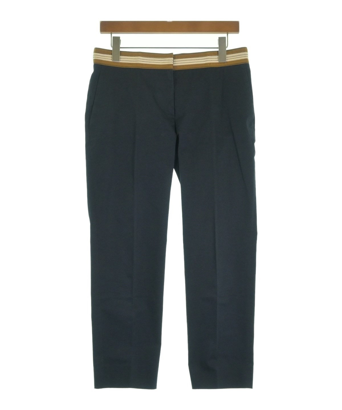 Prada フレアスラックス プラダ PRADA 19SS パンツ スラックス フレア 裾フリル 36 黒