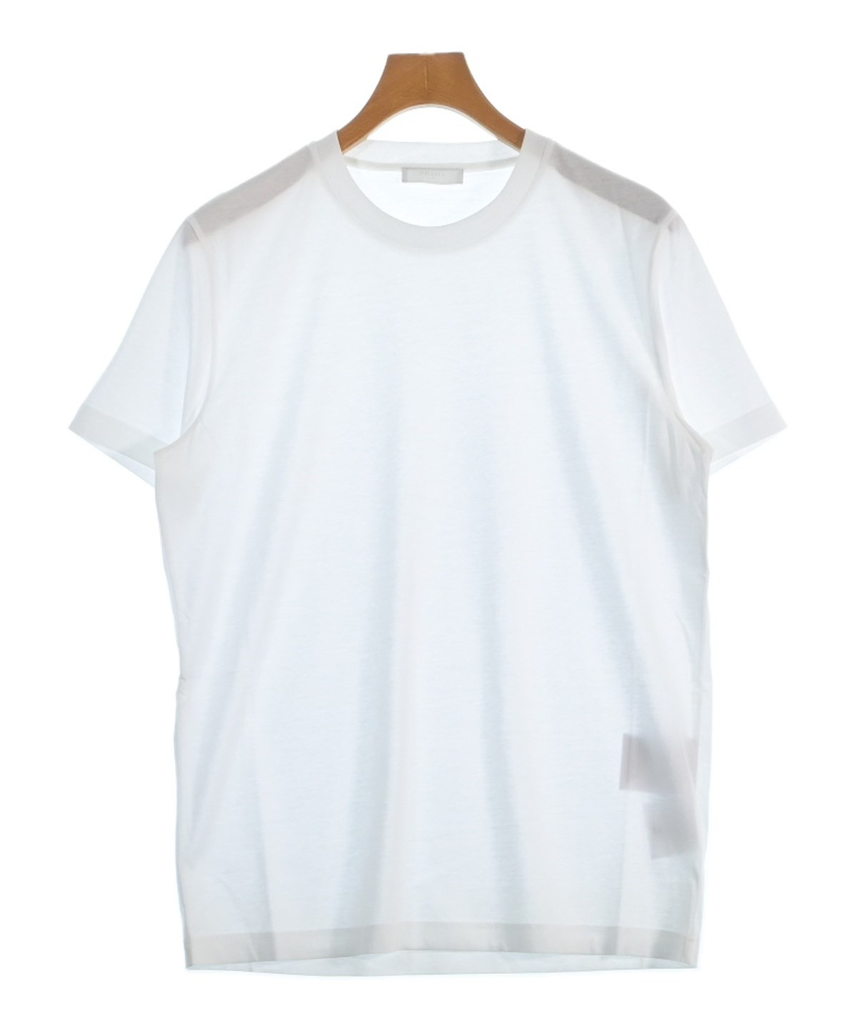PRADA（プラダ）Tシャツ・カットソー 白 サイズ:L メンズ