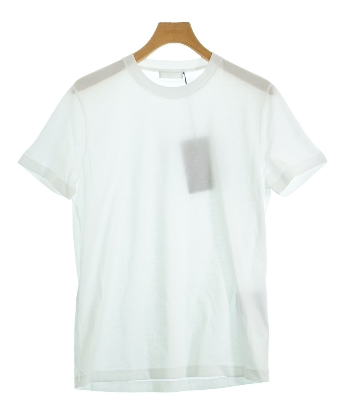 【PRADA】コントラスト Tシャツ コットン 半袖 白 青 赤 送料込 PRADA（プラダ）Tシャツ・カットソー 白 サイズ:M メンズ