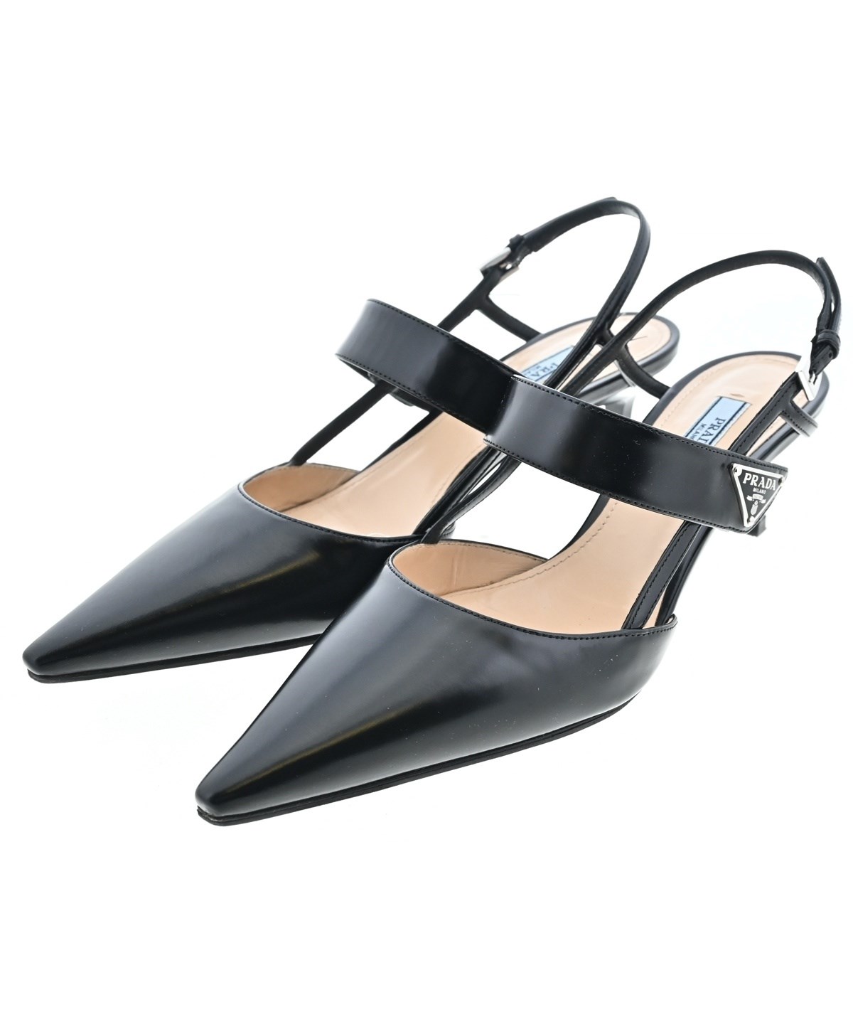 プラダ パンプス 美品】 PRADA / プラダ | ポインテッドトゥ パンプス | 37 1/2