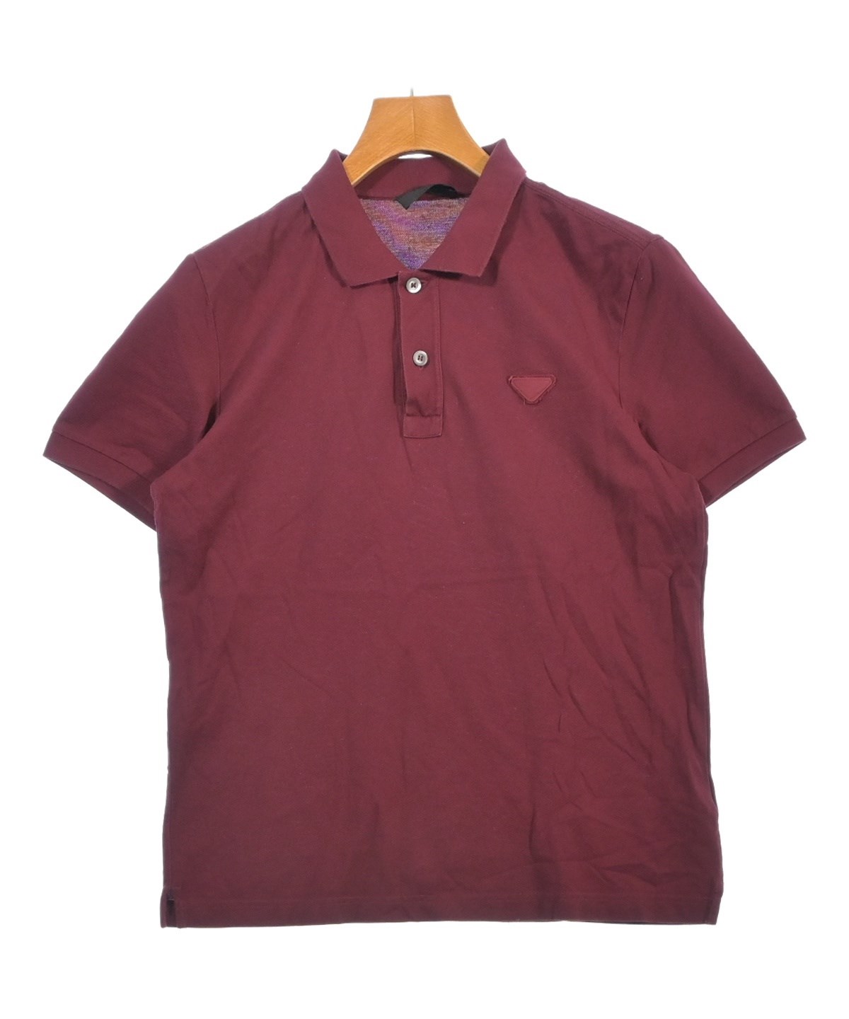 PRADA（プラダ）Tシャツ・カットソー 赤 サイズ:S メンズ