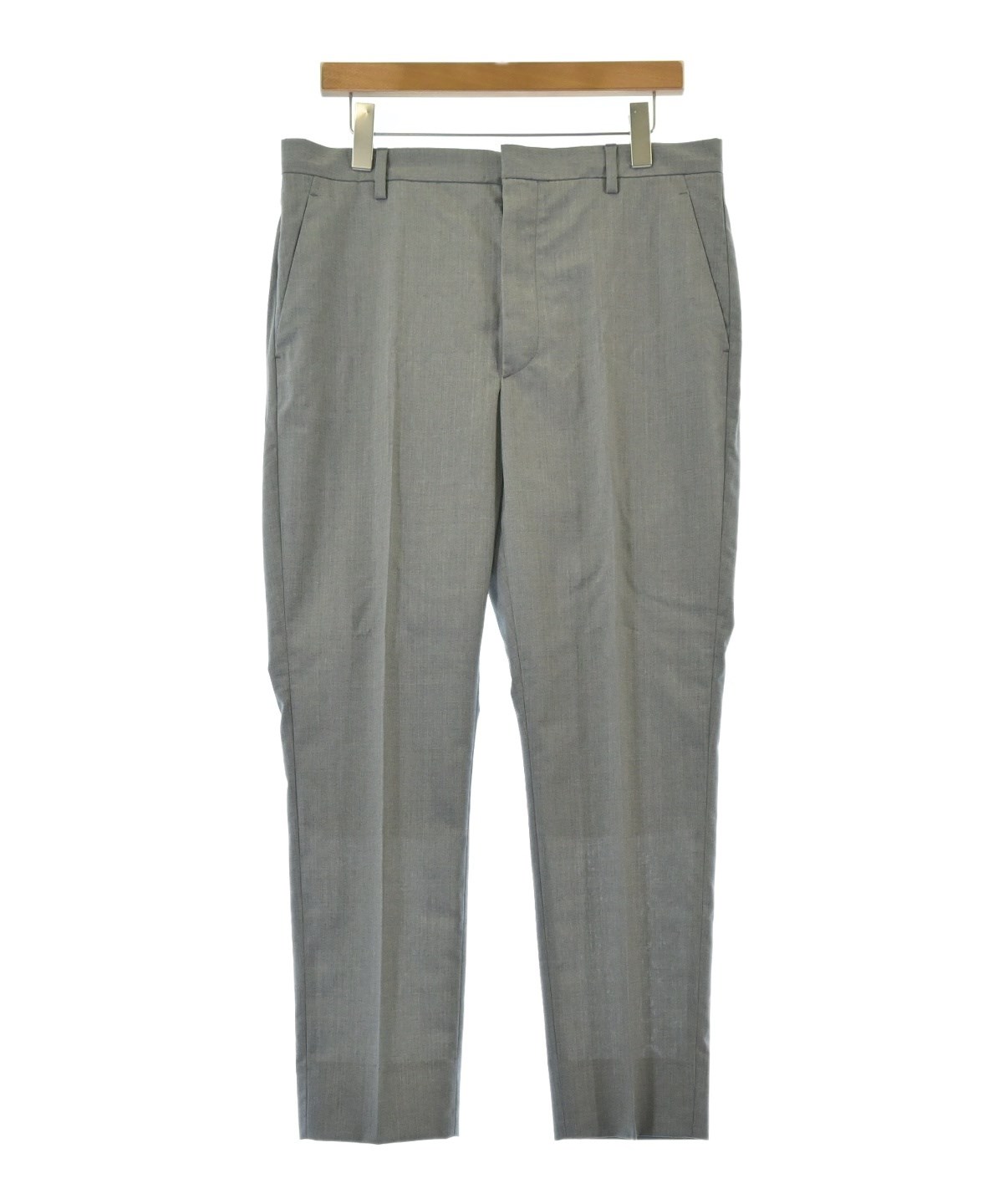 【PRADA】クラシックパンツ スチールグレー ☆セール中 !! PRADA（プラダ）スラックス グレー サイズ:48(L位) メンズ