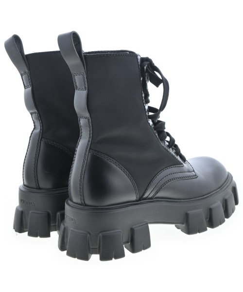 PRADA（プラダ）ブーツ 黒 サイズ:7(27cm位) メンズ/2200590795012