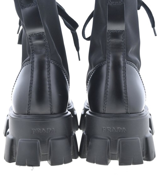 PRADA（プラダ）ブーツ 黒 サイズ:7(27cm位) メンズ/2200590795012