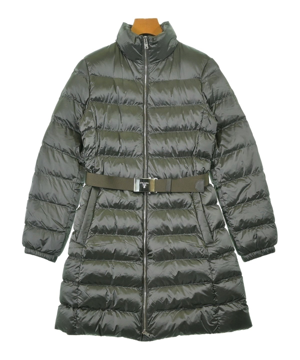 PRADA（プラダ）ダウンコート グレー サイズ:40(M位) レディース