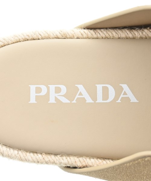 PRADA（プラダ）サンダル ベージュ サイズ:UK7(25.5cm位) メンズ/2200621709018