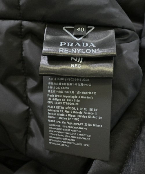 PRADA（プラダ）ダウンコート 黒 サイズ:40(M位) レディース/2200621811018