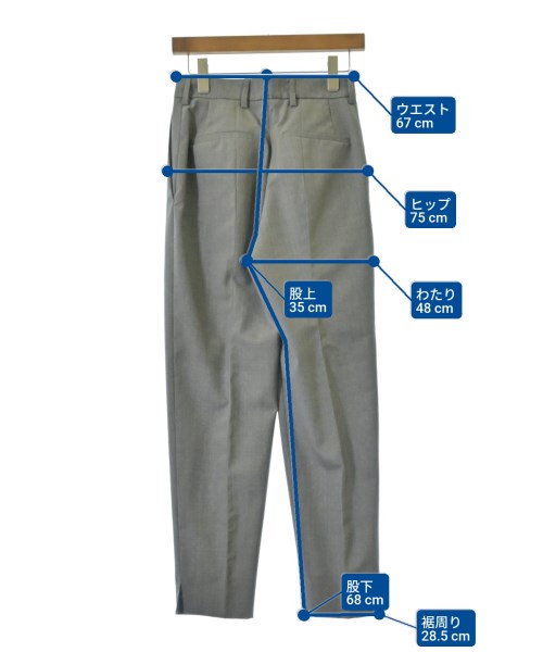 PRADA（プラダ）スラックス グレー サイズ:38(S位) レディース/2200621811032
