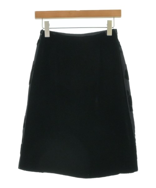 PRADA（プラダ）ひざ丈スカート 黒 サイズ:38(S位) レディース/2200616282182