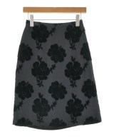 PRADA（プラダ）ひざ丈スカート 黒 サイズ:38(S位) レディース/2200616282182