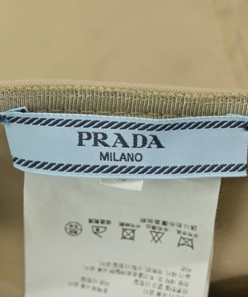 PRADA（プラダ）ひざ丈スカート ベージュ サイズ:38(S位) レディース/2200616282199