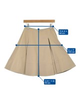 PRADA（プラダ）ひざ丈スカート ベージュ サイズ:38(S位) レディース/2200616282199