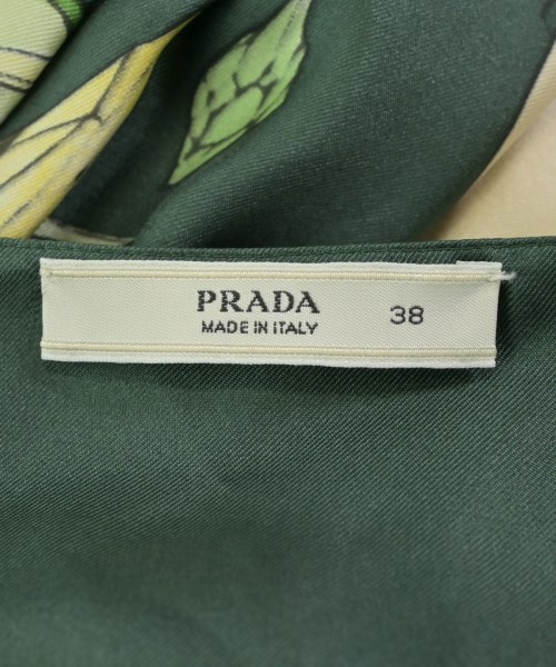 PRADA（プラダ）ひざ丈スカート 緑 サイズ:38(S位) レディース/2200616282236