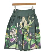 PRADA（プラダ）ひざ丈スカート 緑 サイズ:38(S位) レディース/2200616282236
