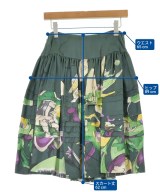PRADA（プラダ）ひざ丈スカート 緑 サイズ:38(S位) レディース/2200616282236