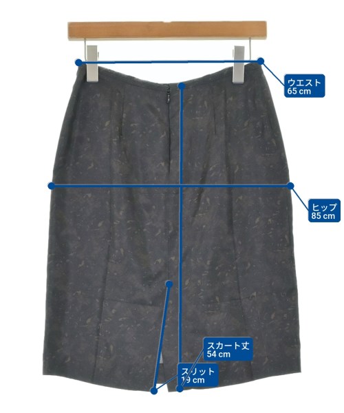 PRADA（プラダ）ひざ丈スカート 黒 サイズ:38(S位) レディース/2200616282243